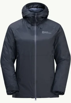 Jack Wolfskin Randonnée|Vestes Intermédiaires-Cyrox 2l Down Jkt W Graphite