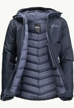 Jack Wolfskin Randonnée|Vestes Intermédiaires-Cyrox 2l Down Jkt W Graphite
