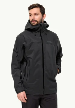 Jack Wolfskin Randonnée|Vestes Intermédiaires-Cyrox 3l Jkt M Phantom