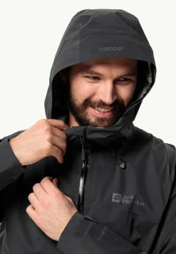 Jack Wolfskin Randonnée|Vestes Intermédiaires-Cyrox 3l Jkt M Phantom