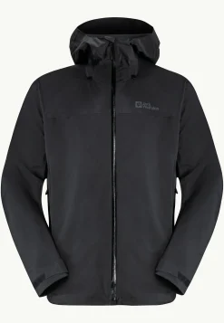Jack Wolfskin Randonnée|Vestes Intermédiaires-Cyrox 3l Jkt M Phantom