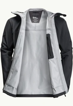 Jack Wolfskin Randonnée|Vestes Intermédiaires-Cyrox 3l Jkt M Phantom