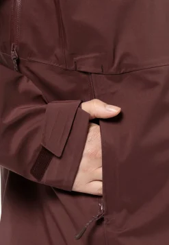Jack Wolfskin Randonnée|Vestes Intermédiaires-Cyrox 3l Jkt W dark maroon