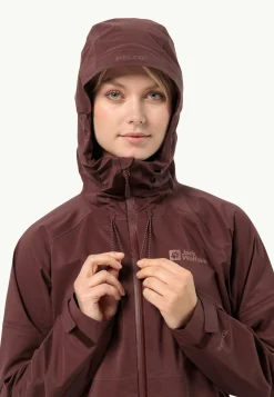 Jack Wolfskin Randonnée|Vestes Intermédiaires-Cyrox 3l Jkt W dark maroon
