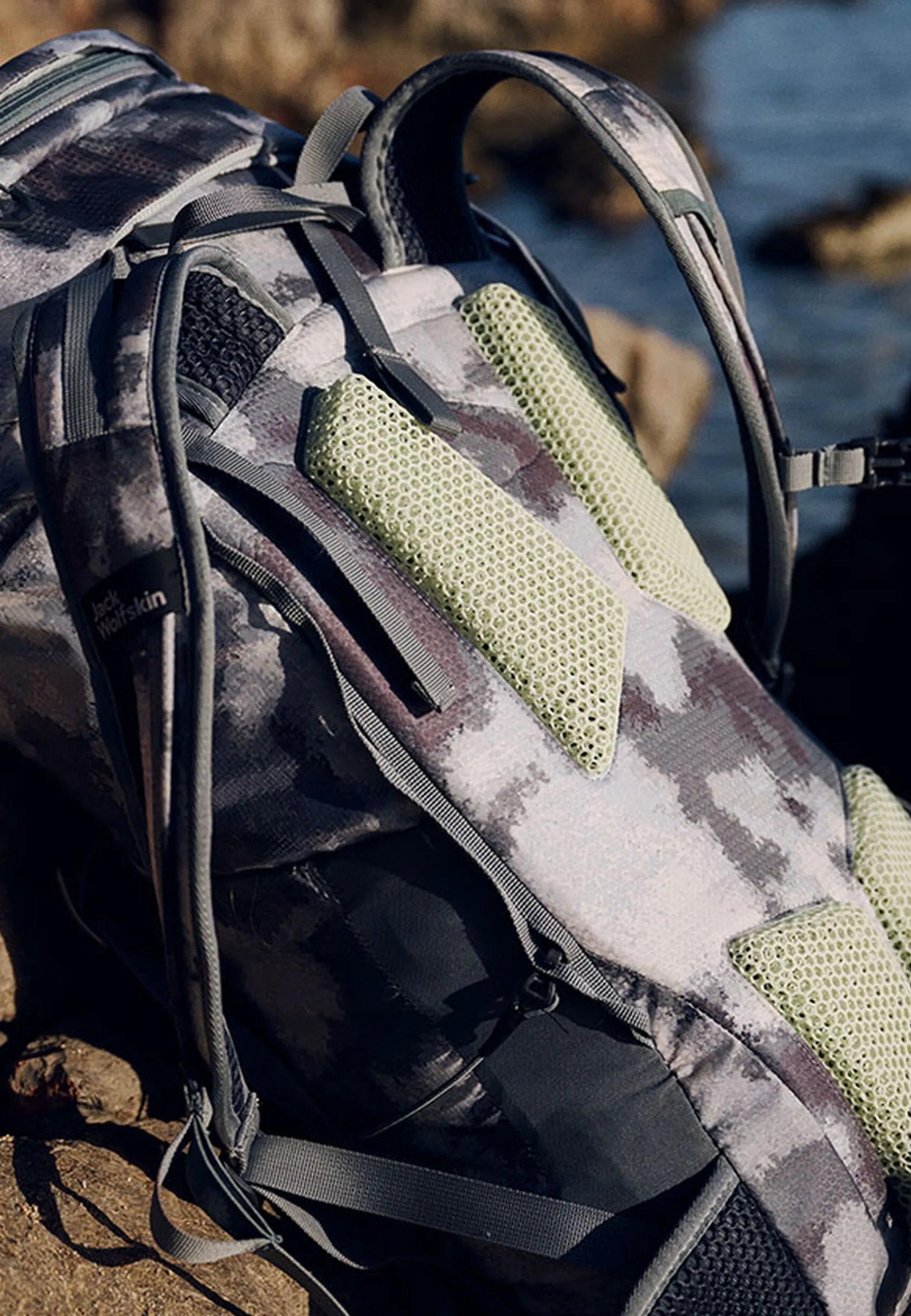 Jack Wolfskin Randonnée|Sacs À Dos De Randonnée-3d Aerorise 40 silver all over