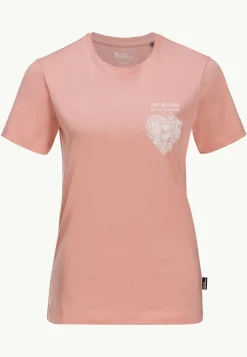 Jack Wolfskin Lifestyle|T-Shirts & Hauts Manches Longues-Discover Heart T W