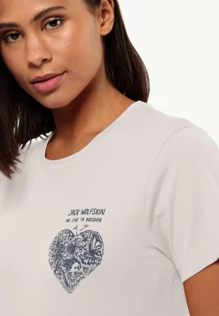 Jack Wolfskin Lifestyle|T-Shirts & Hauts Manches Longues-Discover Heart T W