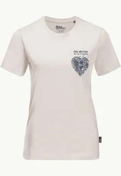 Jack Wolfskin Lifestyle|T-Shirts & Hauts Manches Longues-Discover Heart T W