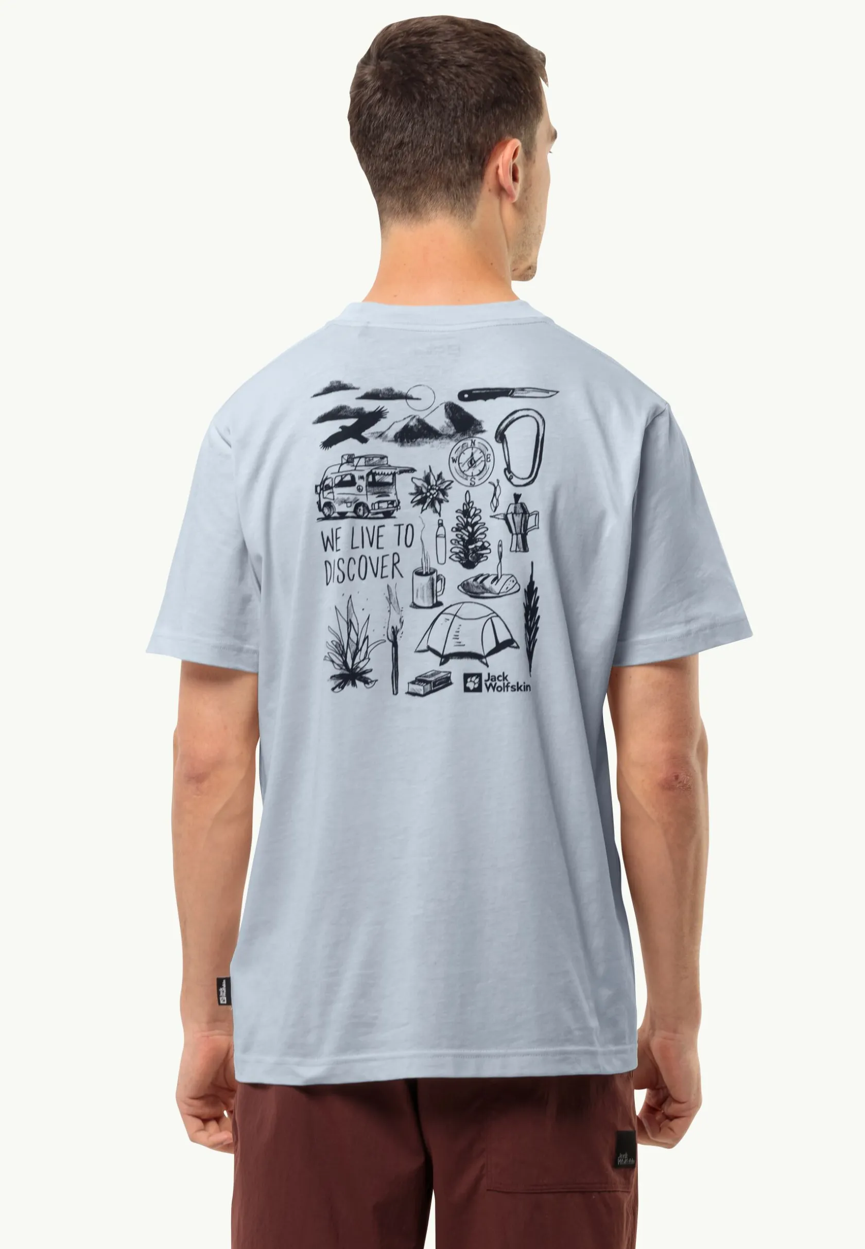 Jack Wolfskin Lifestyle|T-Shirts & Hauts Manches Longues-Discover T M