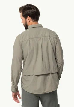 Jack Wolfskin Discovery|Hauts Techniques-Diskovera Ls Shirt M misty green