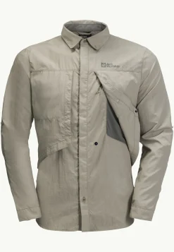 Jack Wolfskin Discovery|Hauts Techniques-Diskovera Ls Shirt M misty green