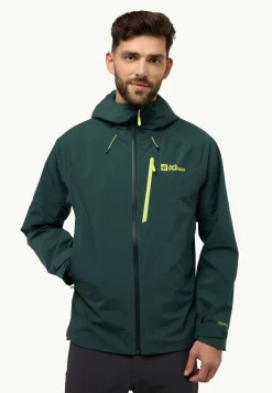 Jack Wolfskin Vestes Intermédiaires|Vestes De Pluie-Eagle Peak 2l Jkt M