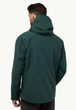 Jack Wolfskin Vestes Intermédiaires|Vestes De Pluie-Eagle Peak 2l Jkt M