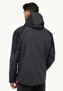 Jack Wolfskin Vestes Intermédiaires|Vestes De Pluie-Eagle Peak 2l Jkt M