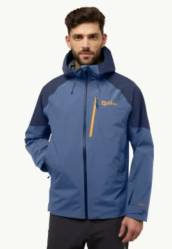 Jack Wolfskin Vestes Intermédiaires|Vestes De Pluie-Eagle Peak 2l Jkt M