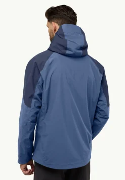 Jack Wolfskin Vestes Intermédiaires|Vestes De Pluie-Eagle Peak 2l Jkt M