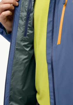 Jack Wolfskin Vestes Intermédiaires|Vestes De Pluie-Eagle Peak 2l Jkt M