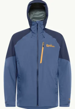 Jack Wolfskin Vestes Intermédiaires|Vestes De Pluie-Eagle Peak 2l Jkt M
