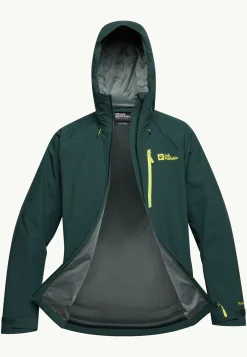 Jack Wolfskin Vestes Intermédiaires|Vestes De Pluie-Eagle Peak 2l Jkt M