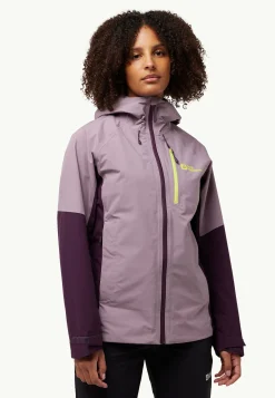 Jack Wolfskin Vestes Intermédiaires|Vestes De Pluie-Eagle Peak 2l Jkt W