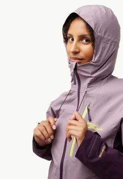 Jack Wolfskin Vestes Intermédiaires|Vestes De Pluie-Eagle Peak 2l Jkt W