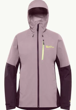 Jack Wolfskin Vestes Intermédiaires|Vestes De Pluie-Eagle Peak 2l Jkt W