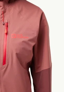 Jack Wolfskin Vestes Intermédiaires|Vestes De Pluie-Eagle Peak 2l Jkt W