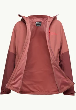 Jack Wolfskin Vestes Intermédiaires|Vestes De Pluie-Eagle Peak 2l Jkt W