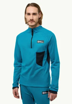 Jack Wolfskin Hauts Techniques|Sous-Vêtements Techniques-Expdn Octa Hz M everest blue