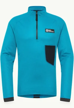 Jack Wolfskin Hauts Techniques|Sous-Vêtements Techniques-Expdn Octa Hz M everest blue