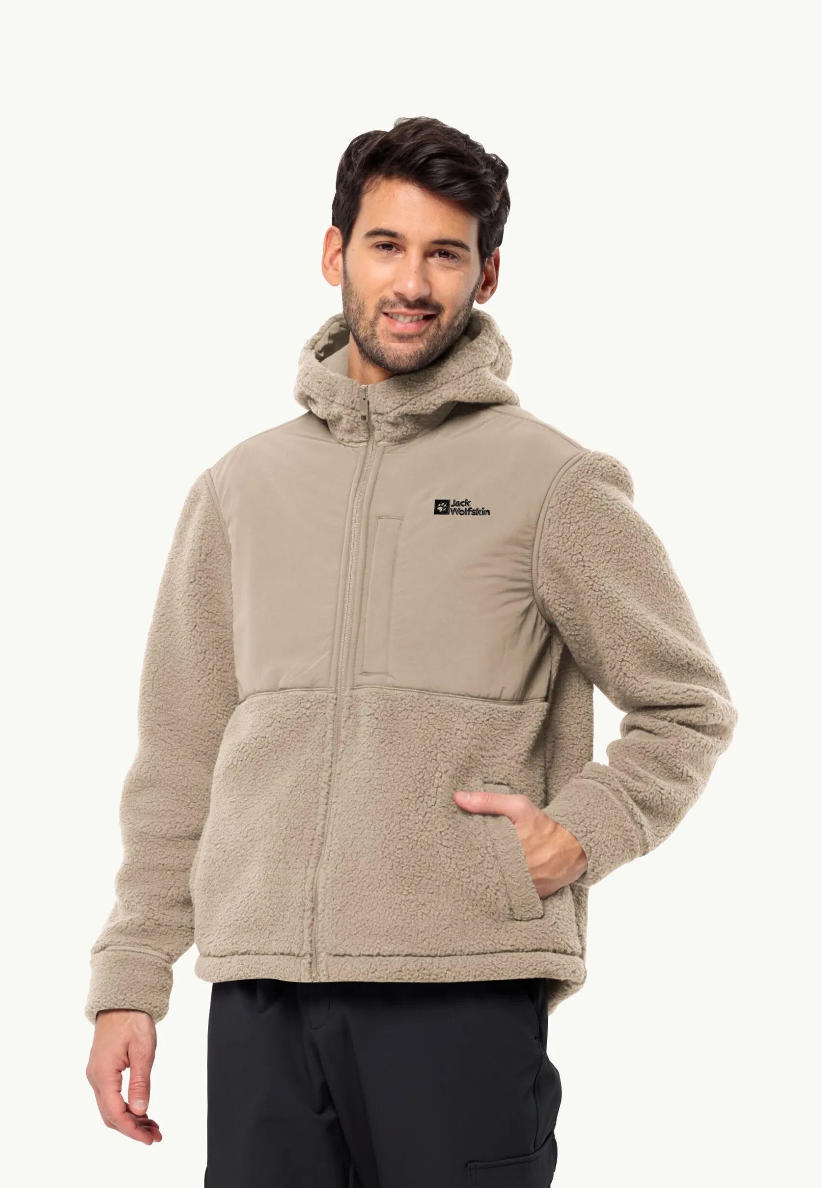 Jack Wolfskin Lifestyle|Vestes Intermédiaires-Felslicht Hooded Jkt M