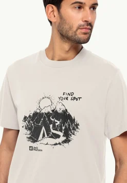 Jack Wolfskin Lifestyle|T-Shirts & Hauts Manches Longues-Find Your Spot T M