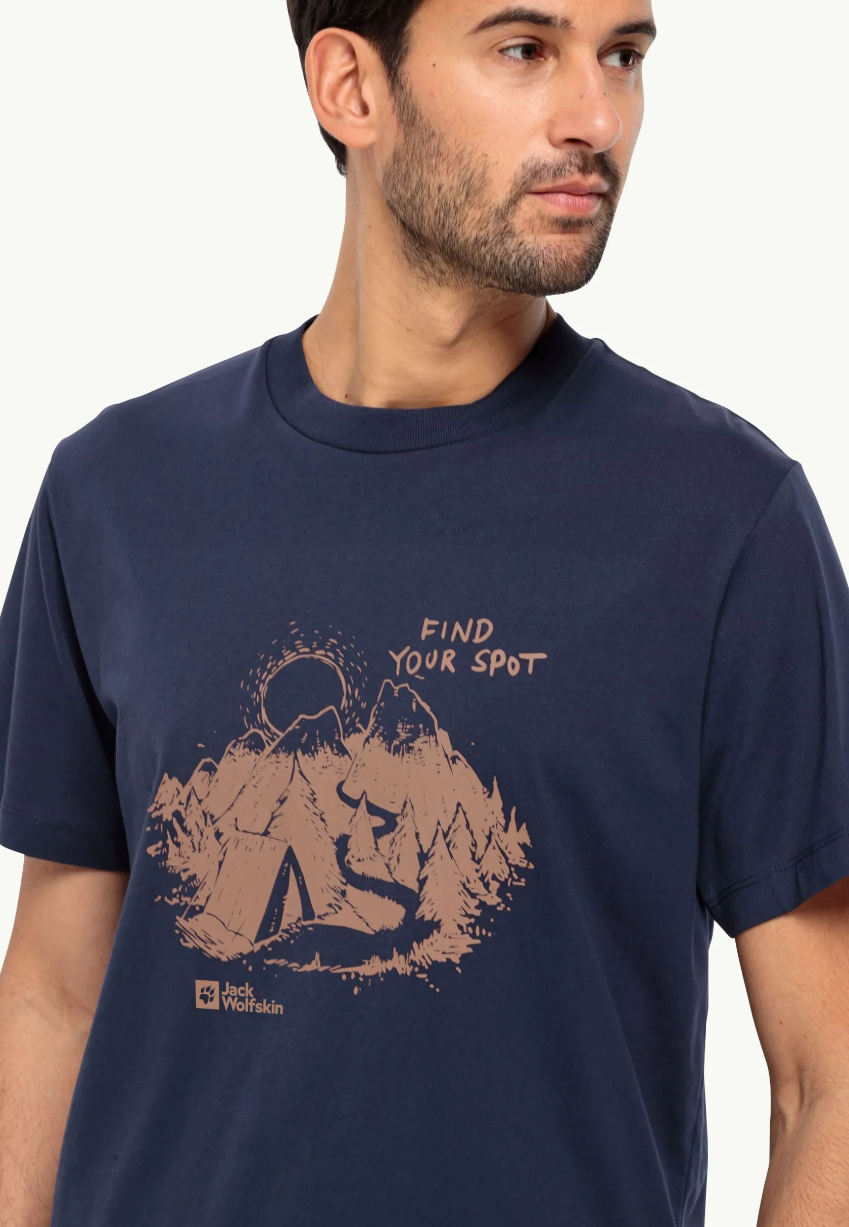 Jack Wolfskin Lifestyle|T-Shirts & Hauts Manches Longues-Find Your Spot T M