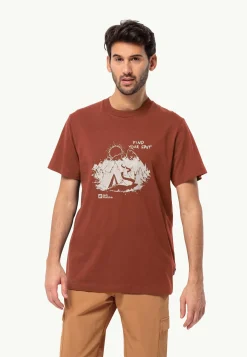 Jack Wolfskin Lifestyle|T-Shirts & Hauts Manches Longues-Find Your Spot T M