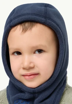 Jack Wolfskin Bonnets|Polaire-Fleece Balaclava Kids night blue
