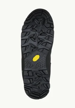 Jack Wolfskin Chaussures Imperméables|Chaussures De Randonnée-Force Crest Texapore Mid M Black / Burly Yellow Xt