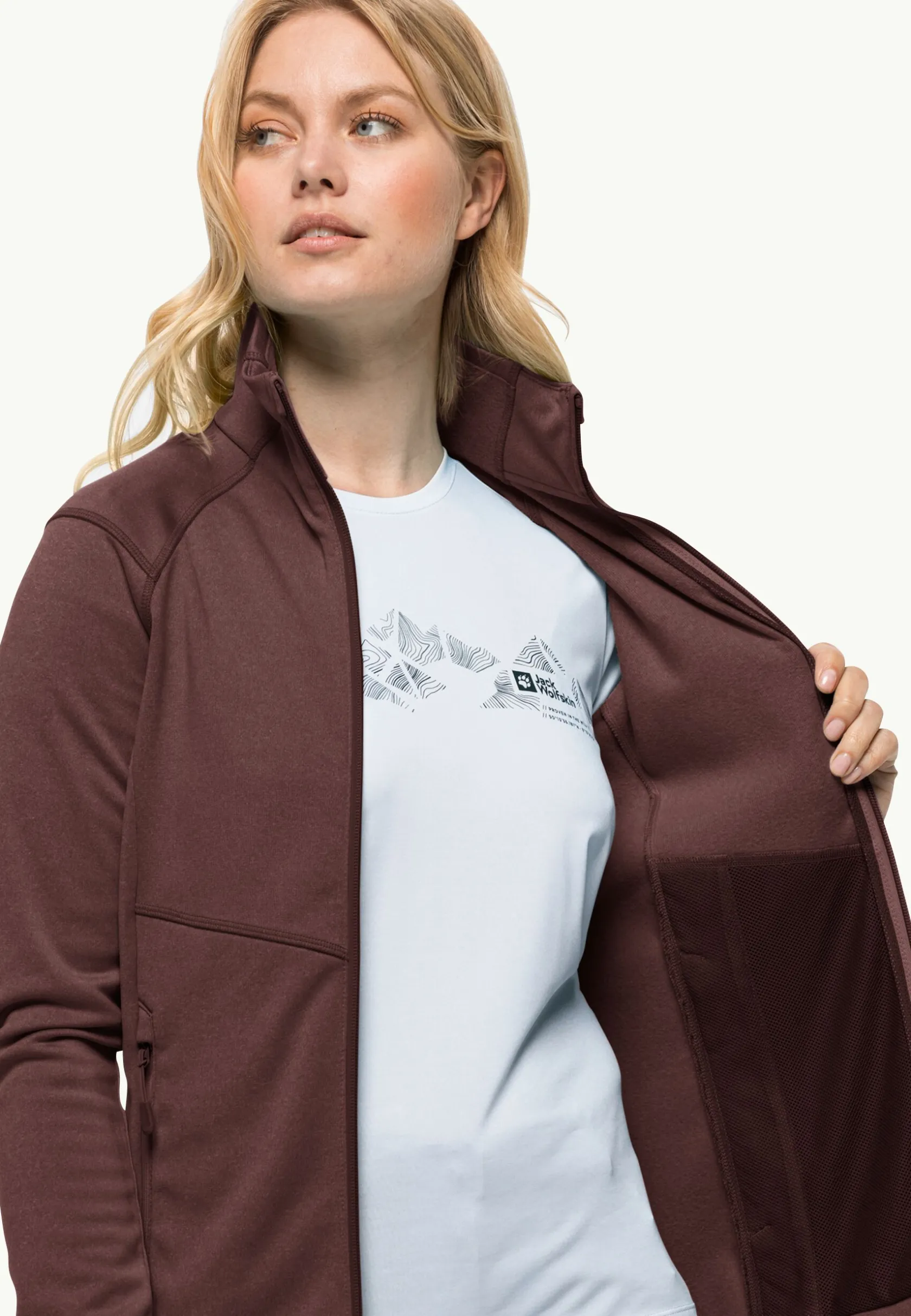 Jack Wolfskin Randonnée|Polaire-Fortberg Fz W