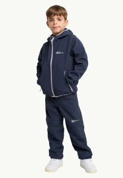 Jack Wolfskin Vestes Intermédiaires|Vestes Coupe-Vent-Fourwinds Jacket Kids
