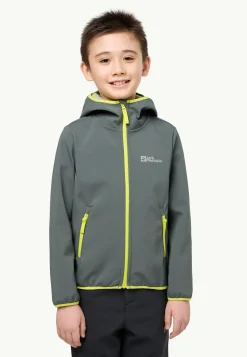 Jack Wolfskin Vestes Intermédiaires|Vestes Coupe-Vent-Fourwinds Jacket Kids