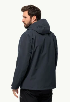 Jack Wolfskin Vestes Intermédiaires|Vestes De Pluie-Glaabach 3in1 Jkt M