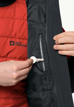 Jack Wolfskin Vestes Intermédiaires|Vestes De Pluie-Glaabach 3in1 Jkt M