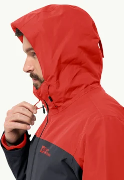 Jack Wolfskin Vestes Intermédiaires|Vestes De Pluie-Glaabach 3in1 Jkt M