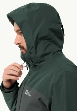 Jack Wolfskin Vestes Intermédiaires|Vestes De Pluie-Glaabach 3in1 Jkt M