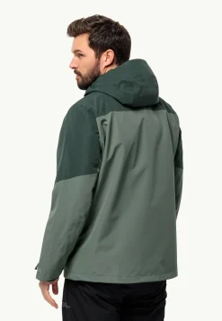 Jack Wolfskin Vestes Intermédiaires|Vestes De Pluie-Glaabach 3in1 Jkt M
