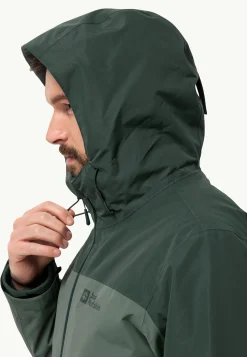 Jack Wolfskin Vestes Intermédiaires|Vestes De Pluie-Glaabach 3in1 Jkt M
