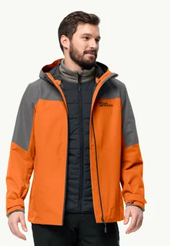 Jack Wolfskin Vestes Intermédiaires|Vestes De Pluie-Glaabach 3in1 Jkt M