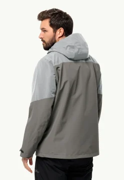 Jack Wolfskin Vestes Intermédiaires|Vestes De Pluie-Glaabach 3in1 Jkt M
