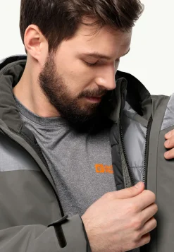 Jack Wolfskin Vestes Intermédiaires|Vestes De Pluie-Glaabach 3in1 Jkt M