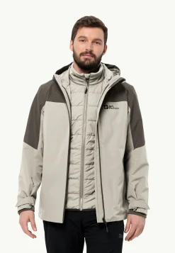 Jack Wolfskin Vestes Intermédiaires|Vestes De Pluie-Glaabach 3in1 Jkt M