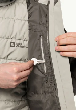 Jack Wolfskin Vestes Intermédiaires|Vestes De Pluie-Glaabach 3in1 Jkt M